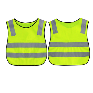 Gilet di sicurezza per bambini personalizzato ad alta visibilità uniforme di sicurezza per bambini gilet di sicurezza geometra gilet riflettente per bambini - Product Image 4