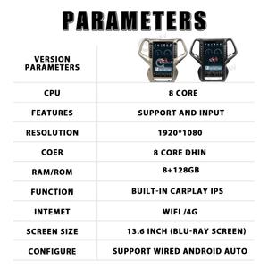 Radio para Auto Jeep Cherokee 2014-2022, Android 12, Pantalla Tesla de 13.6 Pulgadas, Carplay, Reproductor Multimedia, GPS, Navegador, WIFI - Product Image 2