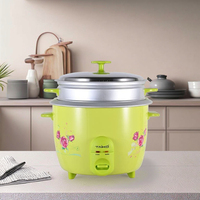 Cuisinière à riz électrique automatique portable, prix d'usine, 5,1-6,0 L, haute qualité, boîtier en plastique, revêtement antiadhésif
