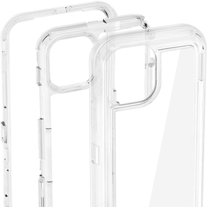 Per <span class=keywords><strong>iPhone</strong></span> <span class=keywords><strong>11</strong></span> 12 13 14 <span class=keywords><strong>Pro</strong></span> <span class=keywords><strong>Max</strong></span> X mezza <span class=keywords><strong>trasparente</strong></span> <span class=keywords><strong>trasparente</strong></span> antiurto armatura lucida custodia per telefono - Product Image 5