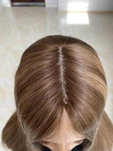 วิกผมคน # SBB- 9x9จาก YF-2306ท็อปเปอร์ผมมนุษย์ผมปลอมฐานทำผมแท้ชาวยุโรป - Product Image 5