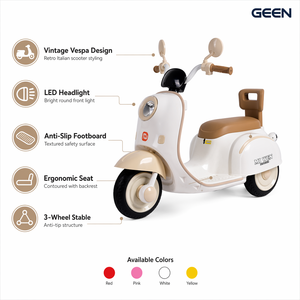 Moto électrique pour enfants avec siège, <span class=keywords><strong>tricycle</strong></span> télécommandé pour bébés garçons et filles, trottinette rechargeable - Product Image 2