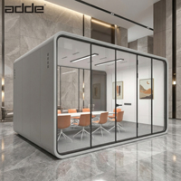Cabine de réunion en verre, cabine de confidentialité pour bureau, salle de conférence insonorisée, cabine téléphonique, mobilier moderne