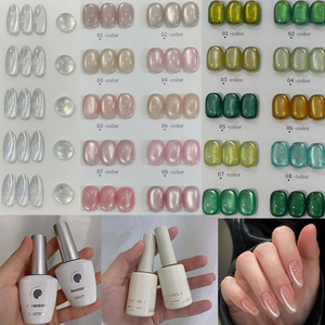 Bộ sơn gel móng mắt mèo 72 màu/bộ, bộ dụng cụ gel màu đỏ, giá rẻ, kèm sách màu miễn phí - Product Image 5