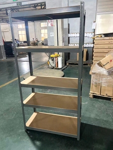 Estanterías de Acero de 5 Niveles sin Pernos, Resistentes a la Corrosión, 90 cm de Longitud, Galvanizadas y con Recubrimiento en Polvo, para Almacenamiento Ligero en Garaje o Cocina - Product Image 6