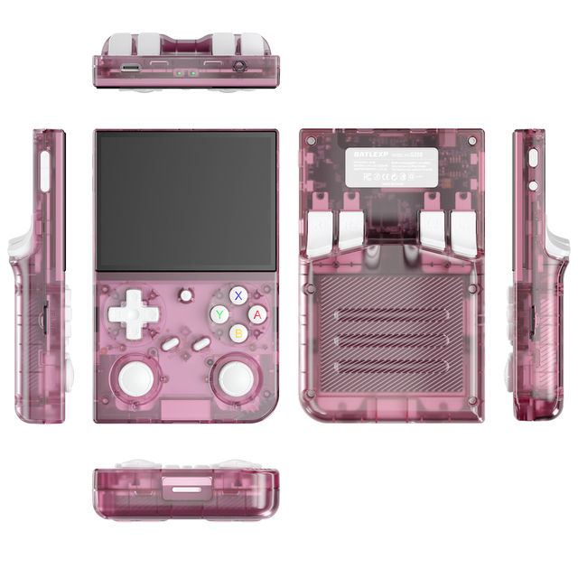 New G350 Handheld Portable Game Console Classic Retro Arcade Games with Multiple Languages, Supports Multiple Game Formats