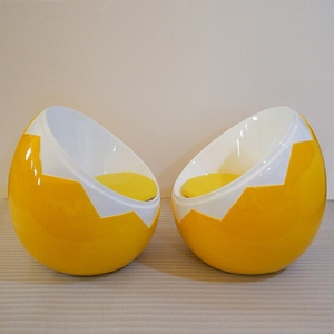 Fiberglass <b>Egg</b>-Shaped Children's Cartoon Reception Chair with Luxurious Design-Personalized Creative <b>Seat</b> - Product Image 3