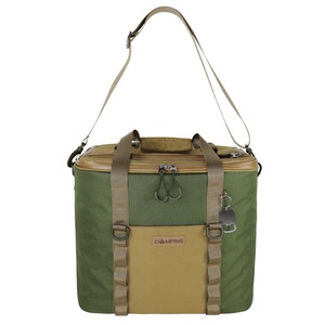 Sac isotherme en toile 38x24x33cm avec fermeture éclair, pour le camping en extérieur, rangement alimentaire, avec poignée - Product Image 6
