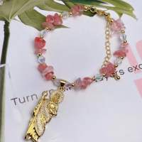 Bracelets en cristal de guérison en œil de tigre jaune brun véritable plaqué or CZ, pierre naturelle, bijoux de protection spirituelle