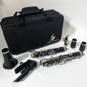 <span class=keywords><strong>Clarinete</strong></span> Bb <span class=keywords><strong>precio</strong></span> al por mayor suministro directo de fábrica barato negro B <span class=keywords><strong>clarinete</strong></span> plano aceptar OEM ODM LOGO - Product Image 6