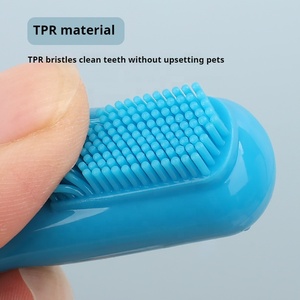 Cepillos de dientes de cuidado bucal para gatos y perros Cepillos de dientes de silicona para dedos para limpieza dental de encías - Product Image 4