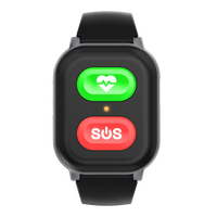 Montre connectée numérique senior Wonlex CT31, nouveau produit, 4G, GPS, LBS, WIFI, étanche IP67, avec alarme de chute.