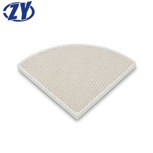 Pelat Keramik Sarang Lebah Alumina Ekstruder Panas Radiasi Inframerah 158-31mm Layanan Pemotongan 1300 untuk Pembakar Gas - Product Image 4