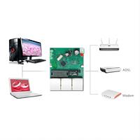 Commutateur Ethernet PCB 3 ports 100Mbps carte de commutation réseau carte de commutation Ethernet 5V pour système de stationnement intelligent