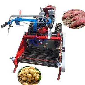 Macchina scavatrice per patate con motore diesel a mano