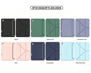 Étui à rabat en cuir PU <span class=keywords><strong>8</strong></span> volets avec fente pour stylo en TPU pour tablette <span class=keywords><strong>iPad</strong></span> 10,9 pouces - Product Image 6
