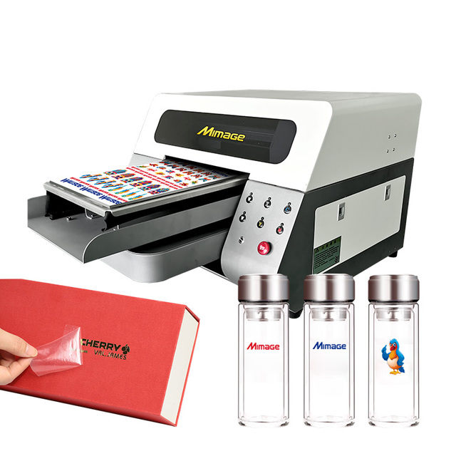 Mimage Small Size 30*40cm UV Printer Full Color on Glass Crystal Photo Frame Direct Printing Machine