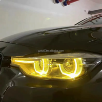 Ensemble de phares laser pour Série 3 (F30/F31/F35/M3/F80) 2012-2018 avec DRL jaunes et blancs, mise à niveau Plug-and-Play, Chine, 1 kg