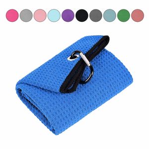 Écran personnalisable de représentation imprimant la serviette micro de golf de fibre magnétique avec la fente - Product Image 4