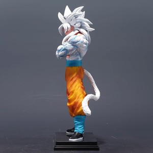 Figura de Acción Super Saiyan con Cabello Blanco, Super Five Goku de Doble Cabeza Abrazando el Pecho, de Plástico - Product Image 1