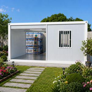 Contenedor Expandible de 20 Pies/40 Pies, Oficina y Dormitorio Contemporáneos Prefabricados, Casa Plegable para Exteriores, Sala de Esports Portátil de Lujo - Product Image 1