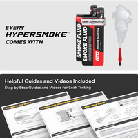 Autoline Pro Automotive Outils automobiles Détecteur de fuites de liquides par aspiration pour réparation de conduites Hypersmoke prêt à l'emploi