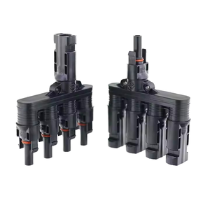 Kit de conectores de alimentación de panel solar de contacto de cobre duradero Cable adaptador PV paralelo de rama Y 2P MCX <span class=keywords><strong>M</strong></span>/FF + F/MM conexiones de cable - Product Image 6