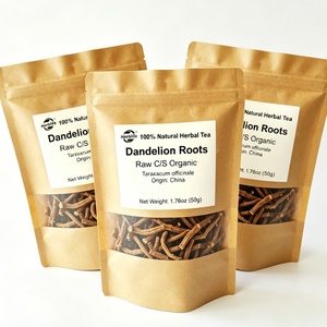 Thé de racine de pissenlit torréfiée biologique naturelle à marque privée, prix de gros usine Chine, complément alimentaire en racine séchée coupée pour infusion - Product Image 4