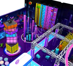 Attrezzature per Parco Giochi al Coperto per <span class=keywords><strong>Bambini</strong></span> su Misura, Centro di <span class=keywords><strong>Intrattenimento</strong></span> Commerciale, Grande Parco Trampolini per <span class=keywords><strong>Bambini</strong></span> - Product Image 3