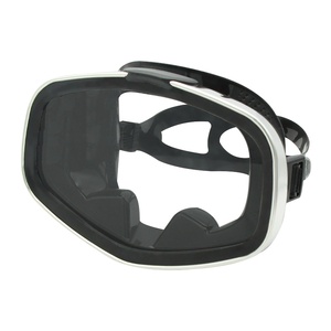 Máscara de Buceo Redonda de Visión Amplia de Acero 2025 con Lente de Cristal, Máscara de Pesca Submarina de Una Ventana para Buceo y Pesca Submarina - Product Image 4