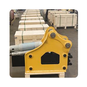 Minicargadora de orugas de 1 tonelada, MINICARGADORA pequeña de 1,7 toneladas, accesorio de excavadora, martillo hidráulico de piedra de roca - Product Image 2