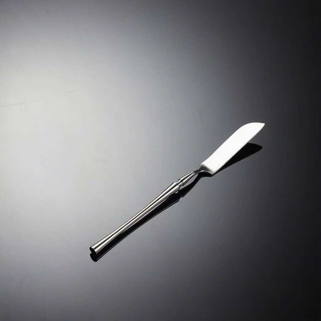 Cuchillo de mantequilla de plata