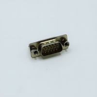 Conector D-Sub hembra de doble fila serie HDR 15P personalizado, conectores de nuevo diseño para equipos audiovisuales