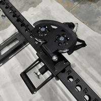 VIGFIT Rack de Squat Fonctionnel Ajustable Mural pour la Musculation Commerciale avec Câble et Poids