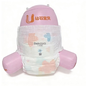 Couches pour bébés de marque Bekayo OEM&ODM, surface sèche, protection anti-fuites, fournisseurs de couches pour bébés, couches jetables super douces de qualité A, personnalisables - Product Image 2