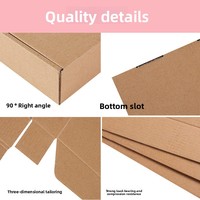Hochwertige Wellpappe-Kartons, Extra Harte Rechteckige Express-Boxen, Farbenfrohe E-Commerce-Verpackungen, Anpassbar und Großhandel