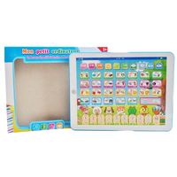 Tableta de educación temprana bilingüe francés, inglés, árabe, máquina de lectura de voz inteligente para niños, almohadilla de aprendizaje