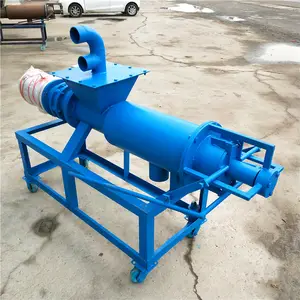 Screw Press Sludge Dewater Poultry Animal Pig Waste Cleaning Cow Dung Manure Drying Dewatering Machine