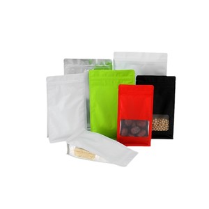 Nueva moda impresión personalizada ventana mate reciclable cremallera bolsas de embalaje resellable Stand-Up PE CPP plástico mm bajo MOQ 100PCs - Product Image 4