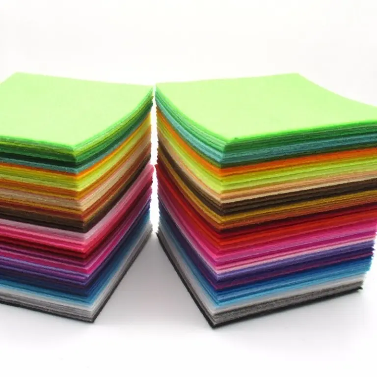 Handmade DIY Material Color Felt Cloth A4 self-adhesive felt for Kindergarten Craft And Decoration