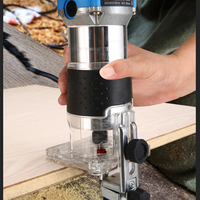 Enrutador recortador de madera manual para carpintería, fresado laminado, grabado, carburo de tungsteno eléctrico, 800W para herramienta de enrutador de madera