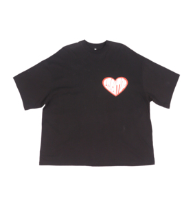 เสื้อยืดผู้ชายทรงโอเวอร์ไซส์ บ็อกซี่ฟิต สีเทาเข้ม คอกลม พิมพ์ลายกราฟิก สไตล์ลำลอง สตรีทแวร์ - Product Image 4