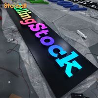 Letrero LED Personalizado para Exteriores a Todo Color, Letrero Luminoso con Logotipo a Todo Color, Letrero Programable, Letras 3D para Negocios