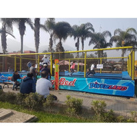 Personnalisez votre mini parc de trampoline 4 en 1 Trampoline extérieur
