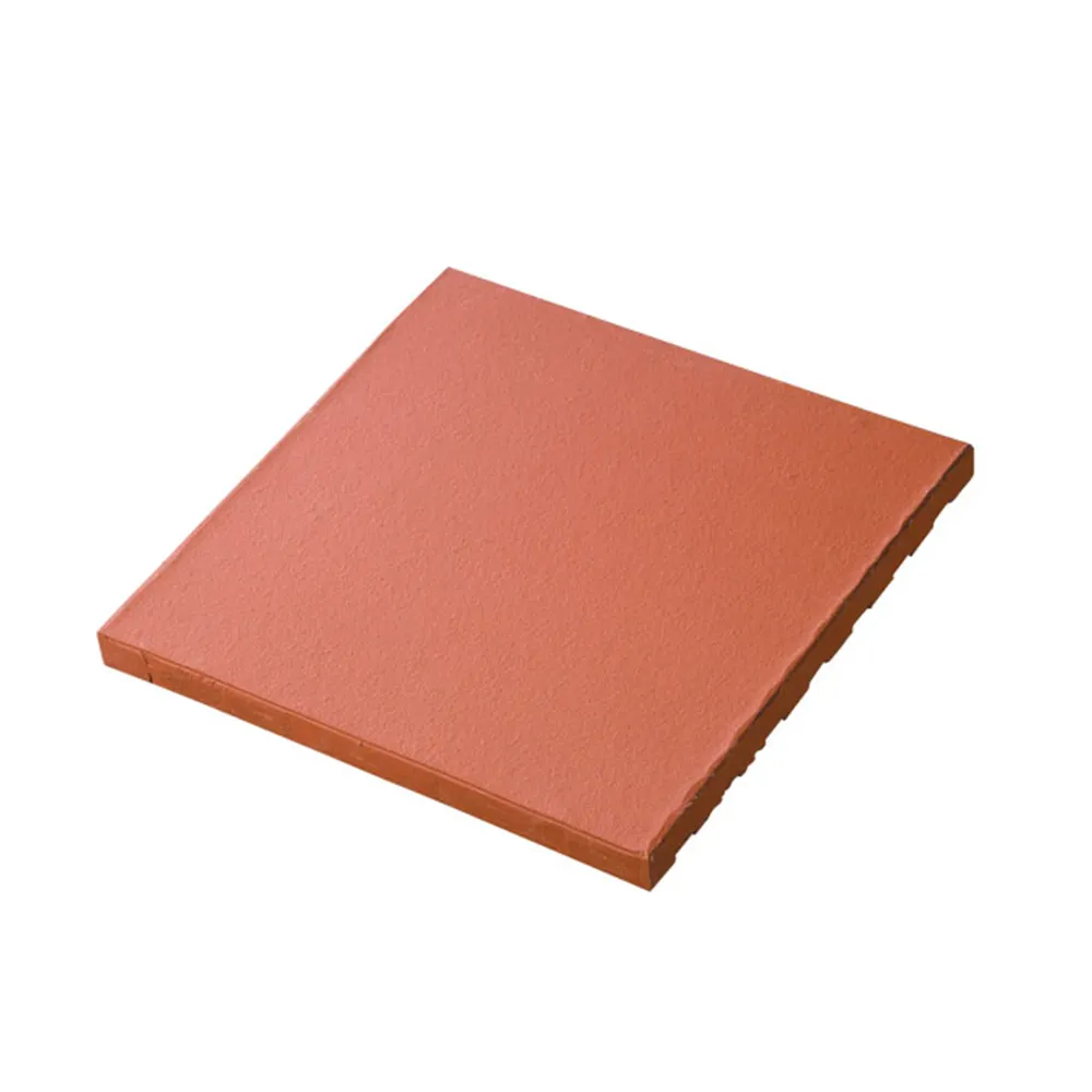 24x24赤い粘土採石場の外部素朴なセラミック赤いテラコッタステップ屋外舗装床タイル200X200300x300