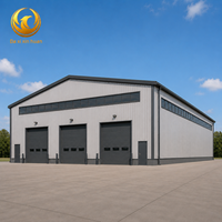Structure en acier durable sur mesure pour entrepôt, charpente métallique préfabriquée résistante aux intempéries, atelier, garage, bâtiment de stockage