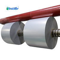 Rouleau d'étiquettes autocollantes en PET mat argenté, résistant aux UV, aux intempéries, aux rayures, durable, résistant à la chaleur, écologique