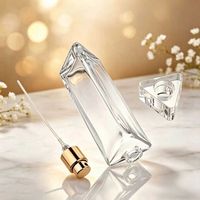 Atomiseur de parfum unique, flacon de parfum en verre, vaporisateur de parfum, 30 ml, 45 ml, flacon de parfum en verre cristal, flacon de parfum exotique moderne