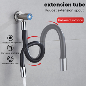 Tubo Flessibile in Gomma Curvo per Scarico Acqua, Montaggio a Parete, Universale per Bagno e Cucina, Tubo di Prolunga per WC, <span class=keywords><strong>Lavandino</strong></span>, Uso in Appartamento - Product Image 3