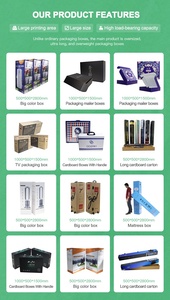 Low MOQ <strong>Flat</strong> <strong>Packed</strong> Long Cardboard <strong>Boxes</strong> with PPF Film High Quality Eco-Friendly Waterproof Packaging Customized Printing Brand - Product Image 6